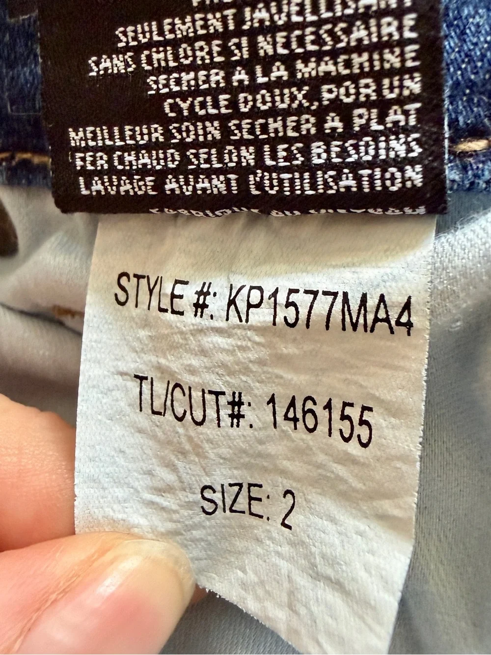 KUT from the Kloth Connie High Rise Fab Ab Ankle Skinny Jeans Button Fly 2